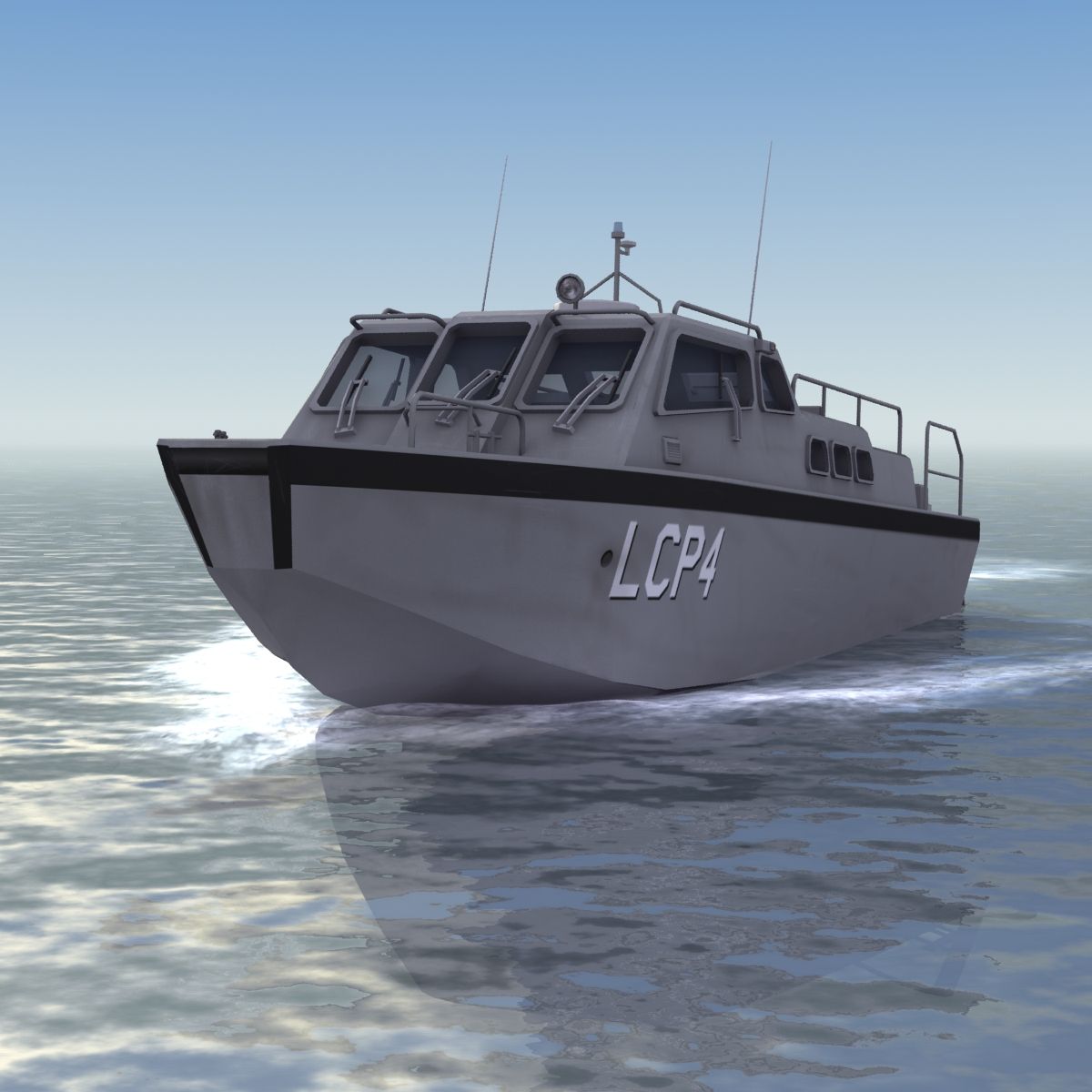 Landing Craft Personal royalty-free 3d model - Preview no. 10