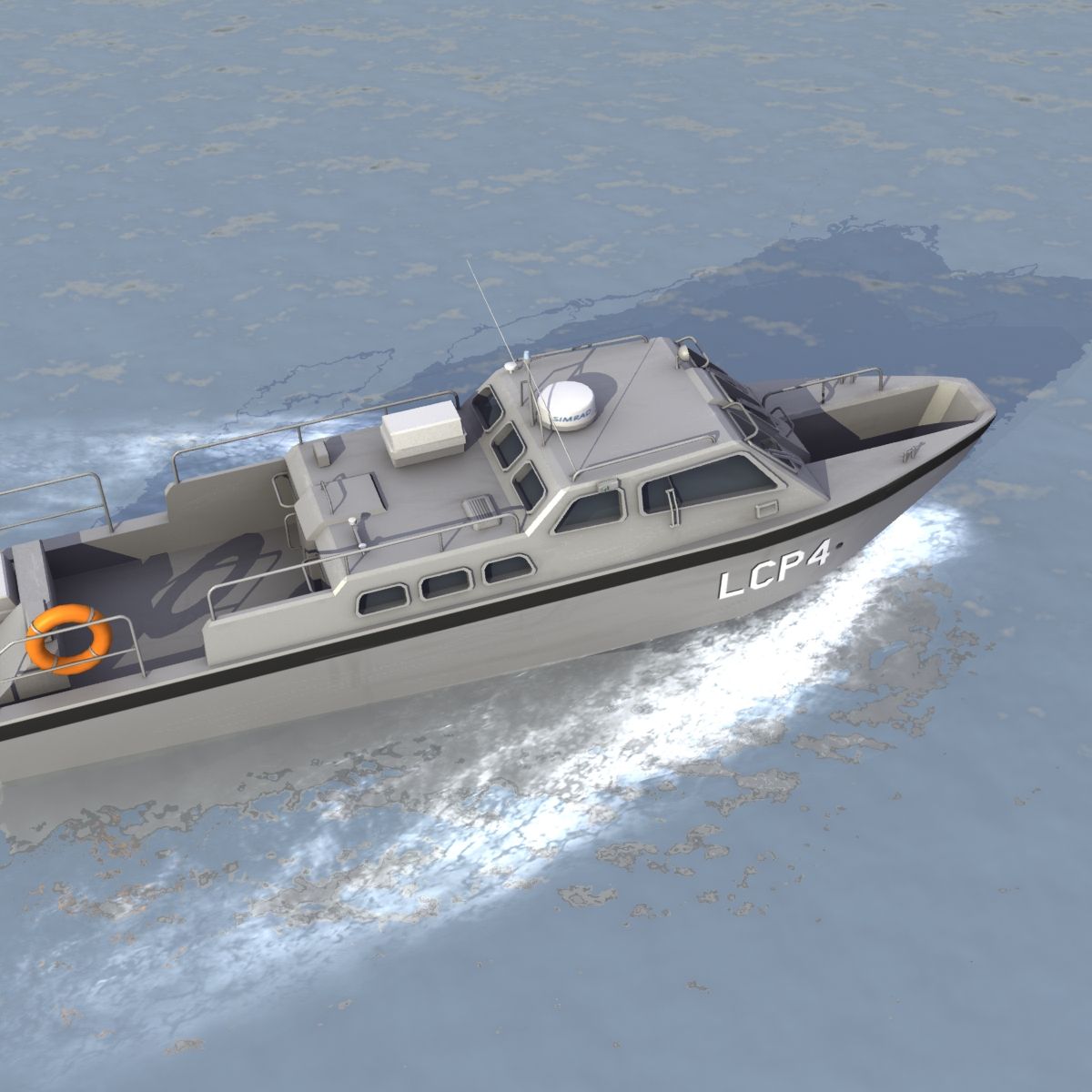 Landing Craft Personal royalty-free 3d model - Preview no. 9