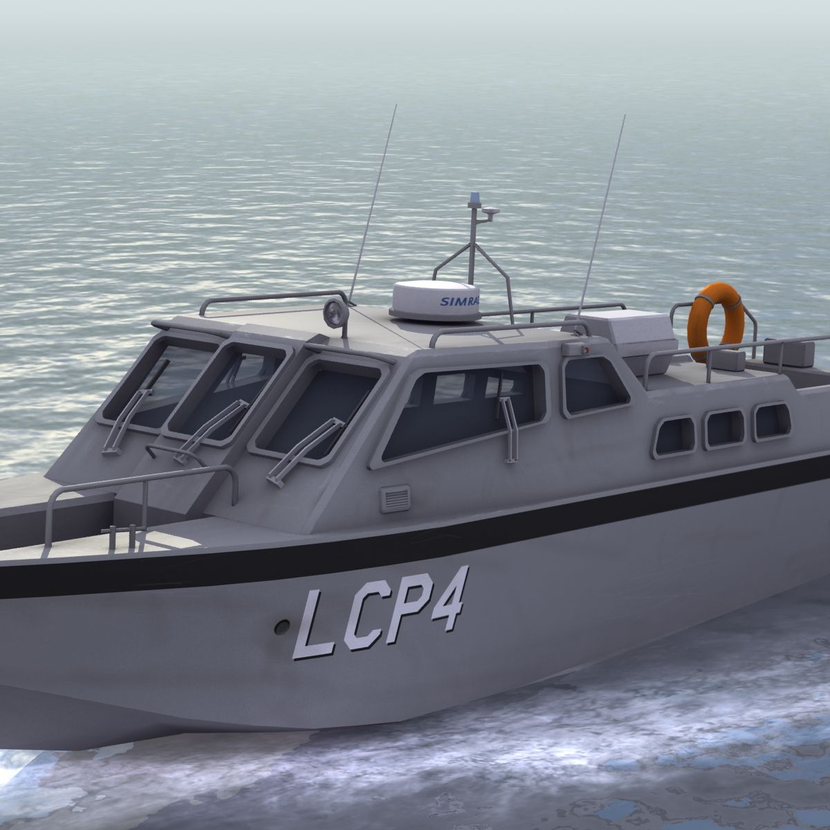 Landing Craft Personal royalty-free 3d model - Preview no. 8