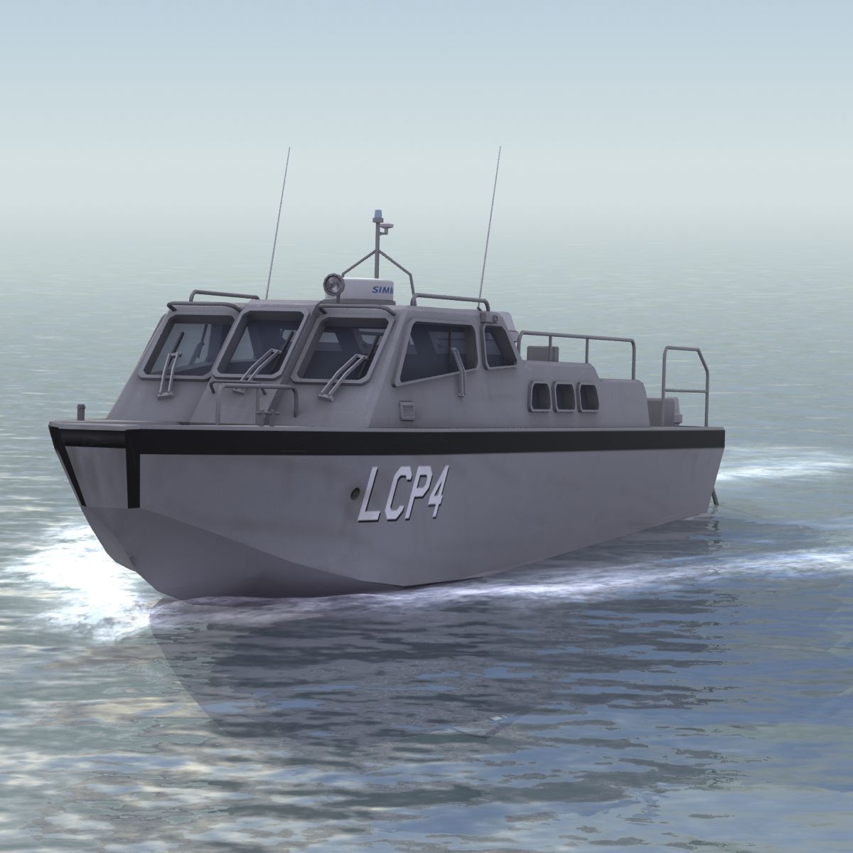 Landing Craft Personal royalty-free 3d model - Preview no. 4