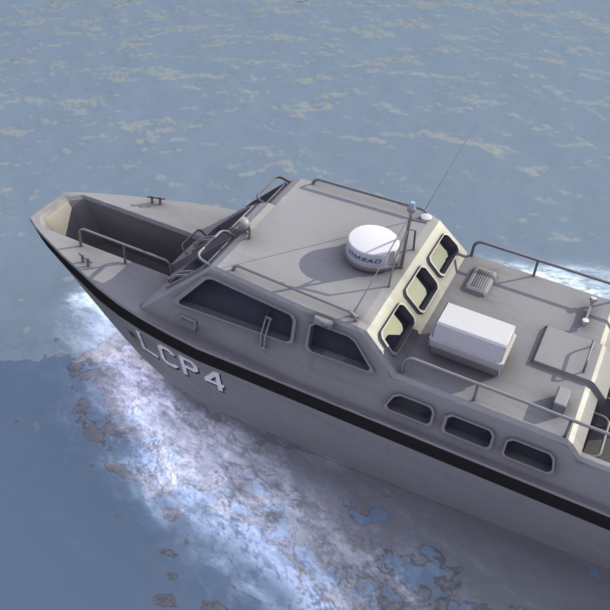 Landing Craft Personal royalty-free 3d model - Preview no. 7