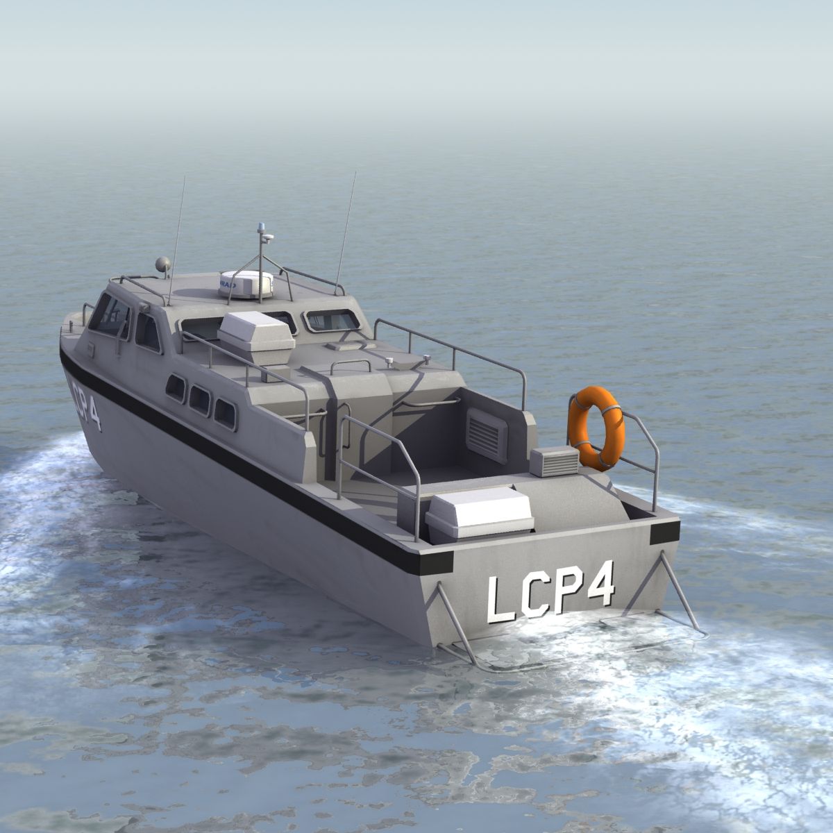 Landing Craft Personal royalty-free 3d model - Preview no. 5