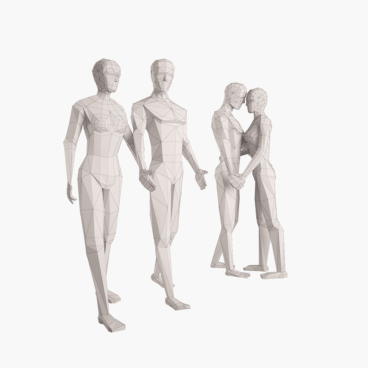 Par Figur Set 001 3d model