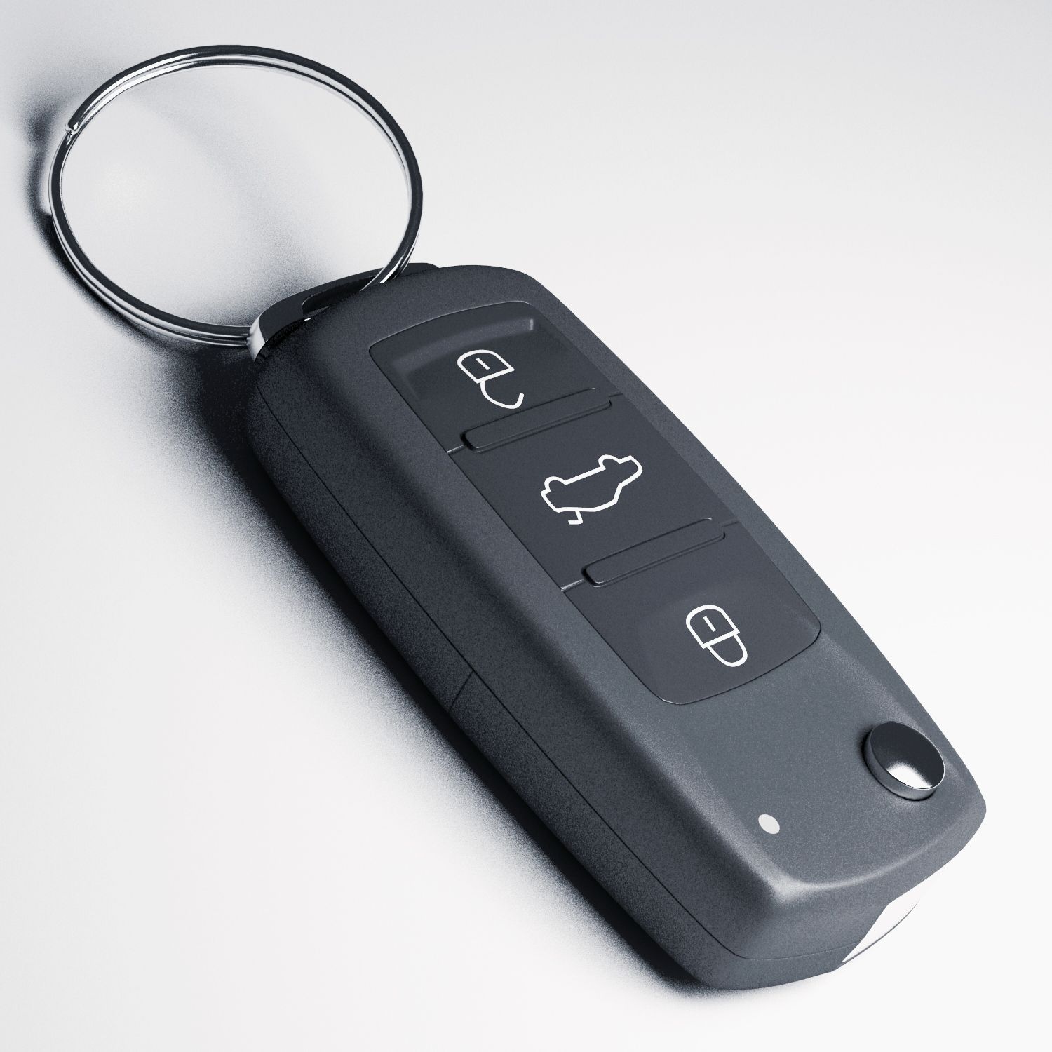 car key royalty-free 3d model - Preview no. 3