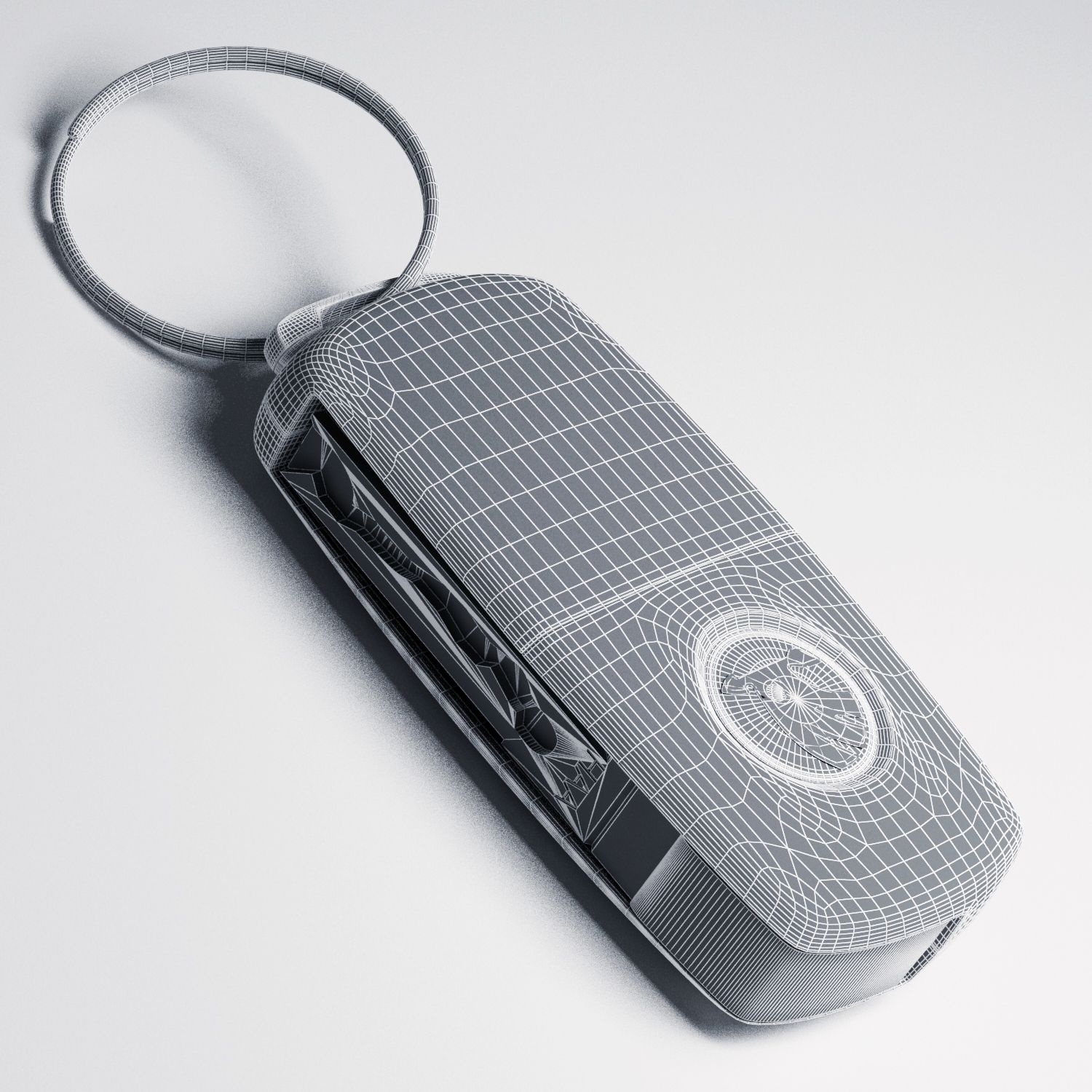 car key royalty-free 3d model - Preview no. 9