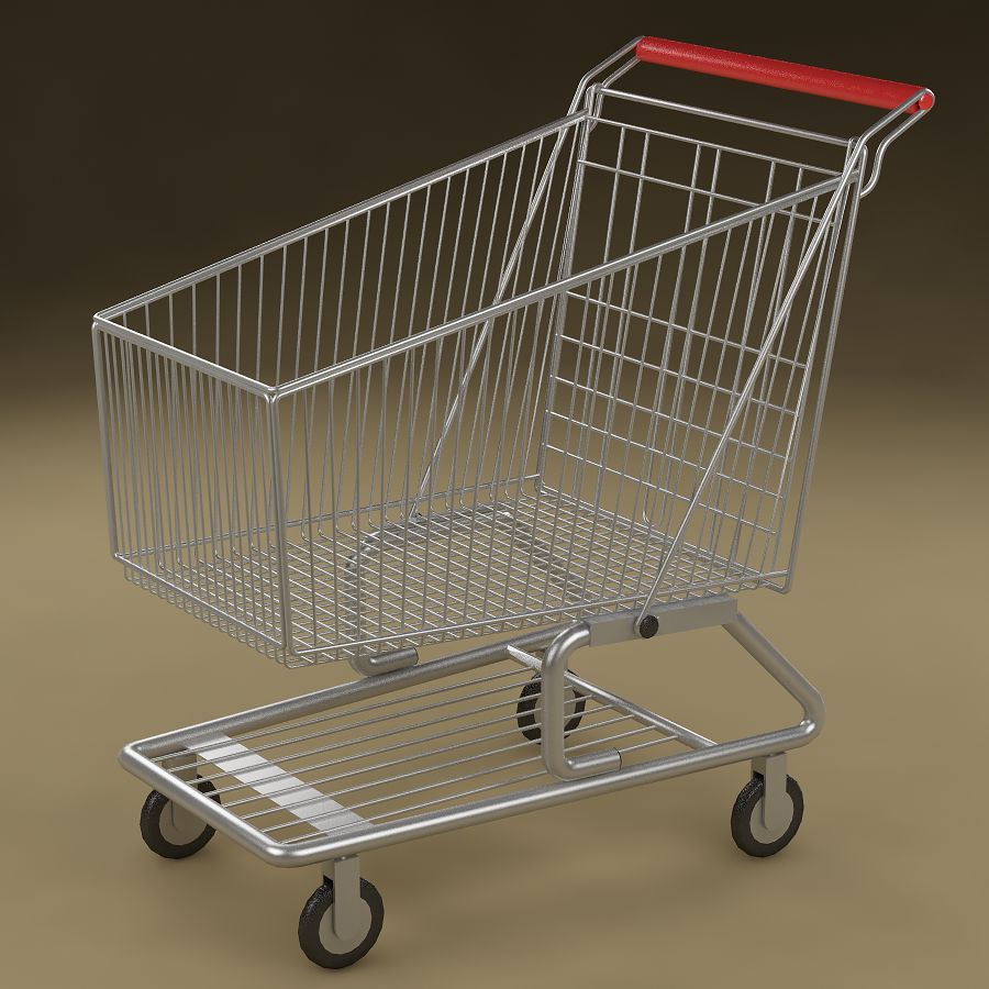 Einkaufswagen_01 3d model