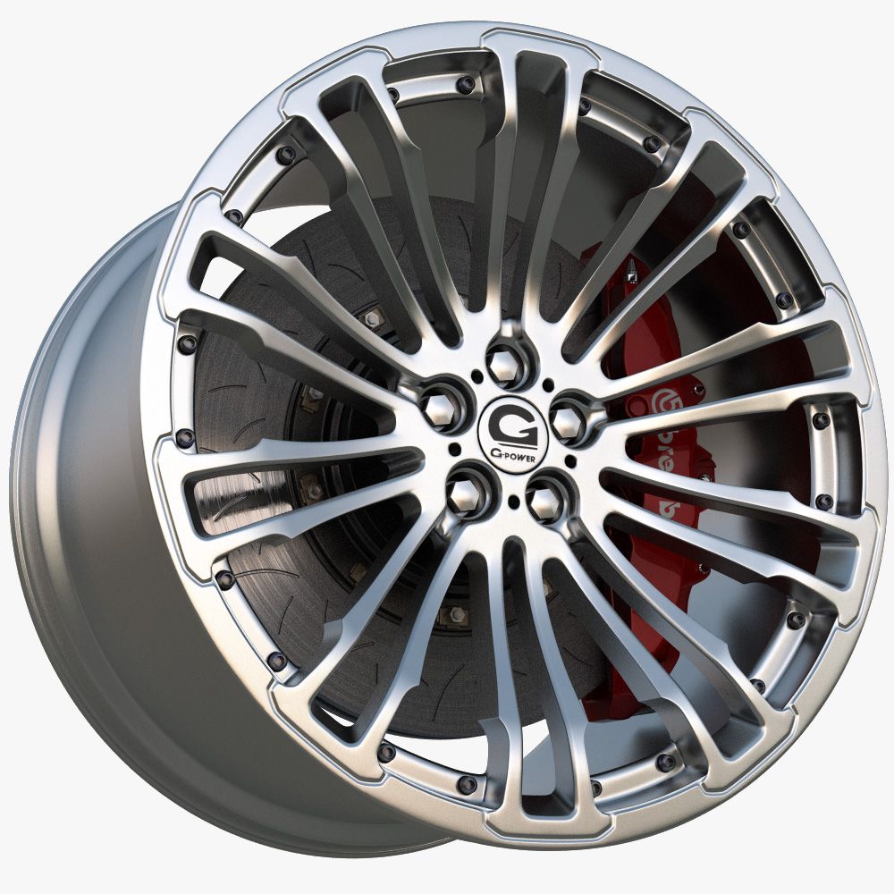 Wheel Gpower Vorlage silvertone edition 3d model