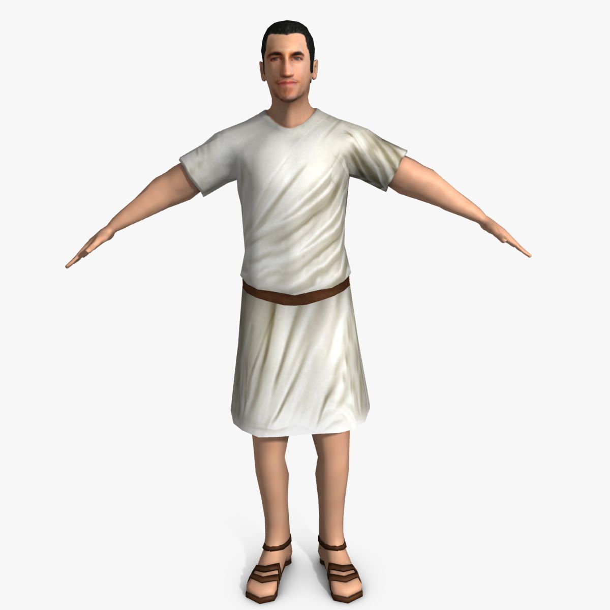 Low Poly Roman 1 3d model