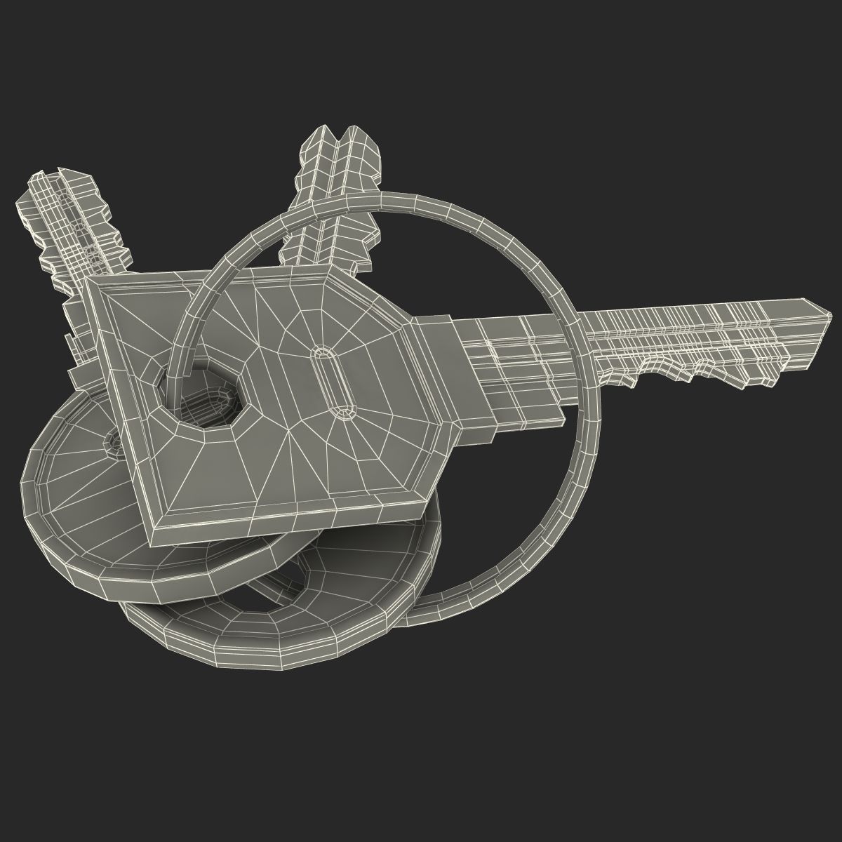 Keys royalty-free 3d model - Preview no. 15