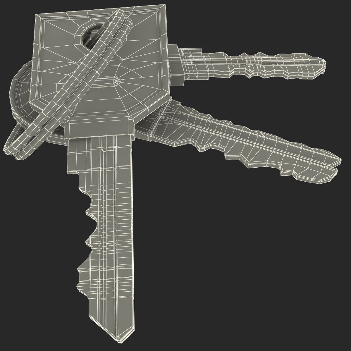 Keys royalty-free 3d model - Preview no. 16