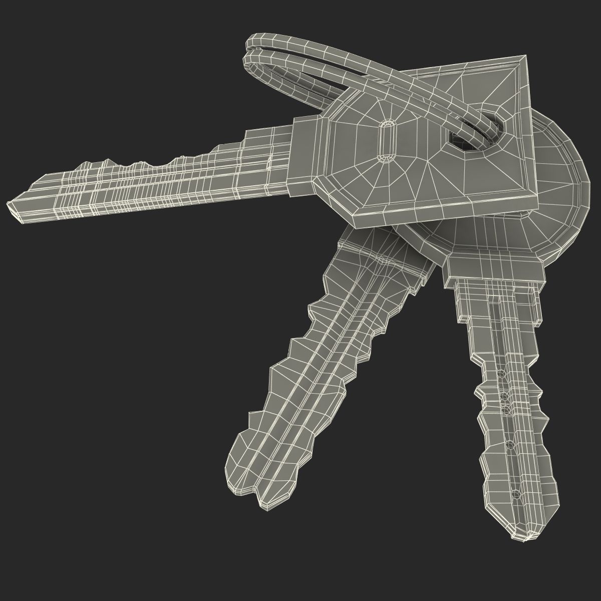 Keys royalty-free 3d model - Preview no. 17