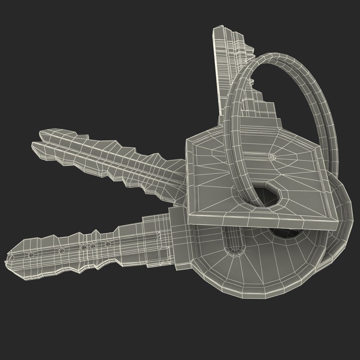 Keys royalty-free 3d model - Preview no. 18