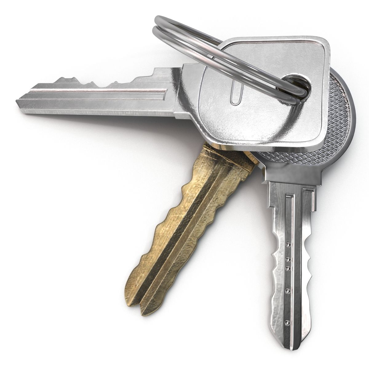 Keys royalty-free 3d model - Preview no. 9