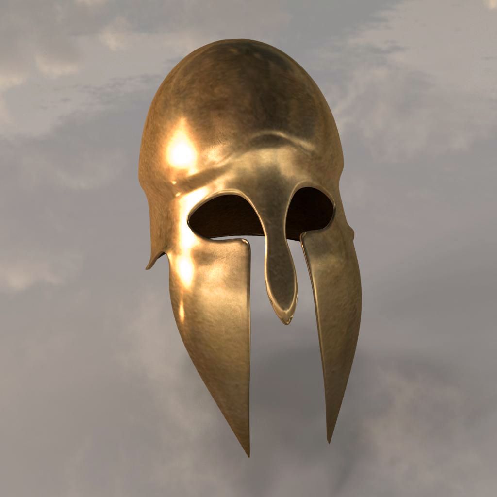 Griechischer Helm 3d model