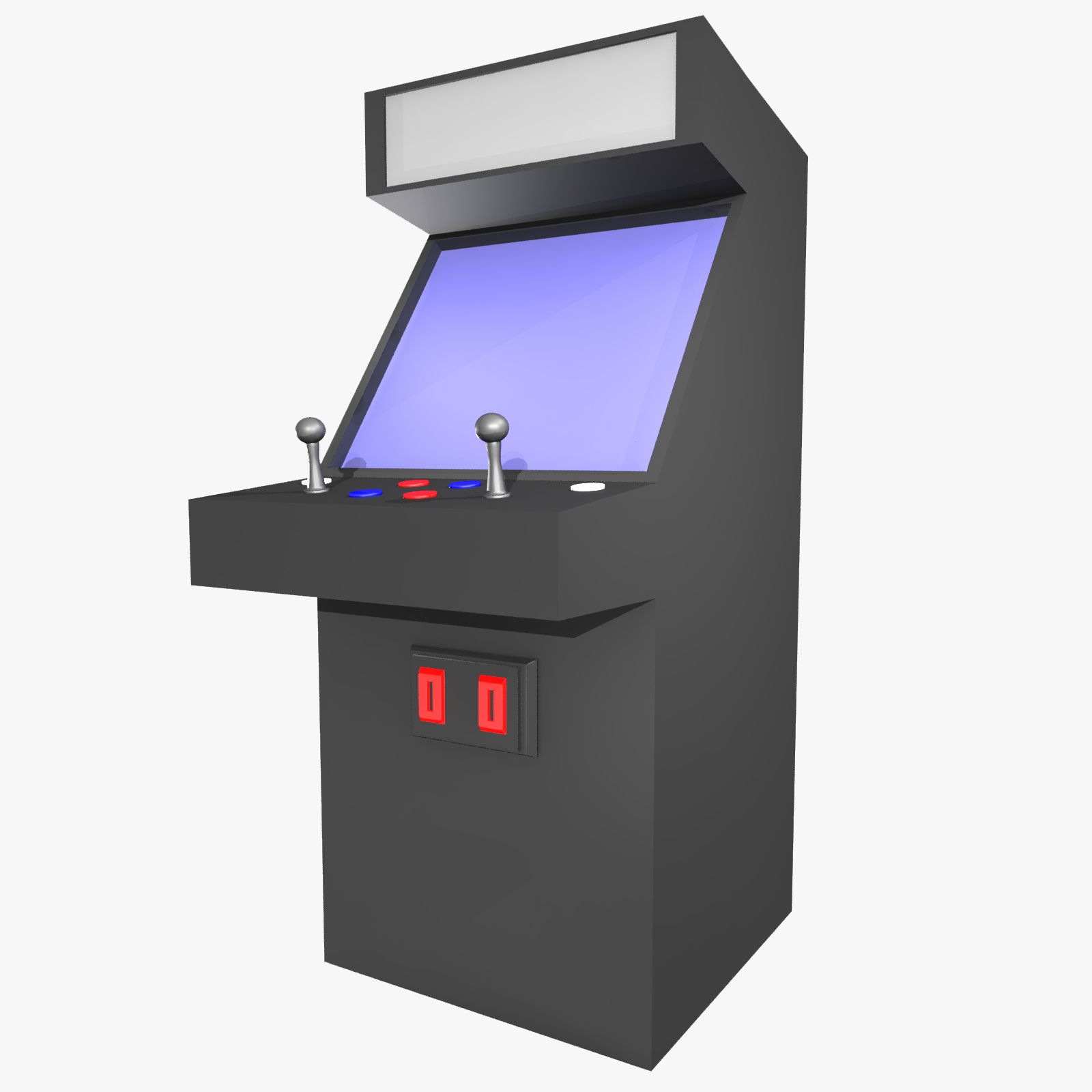 Arcade-Spiel 3d model