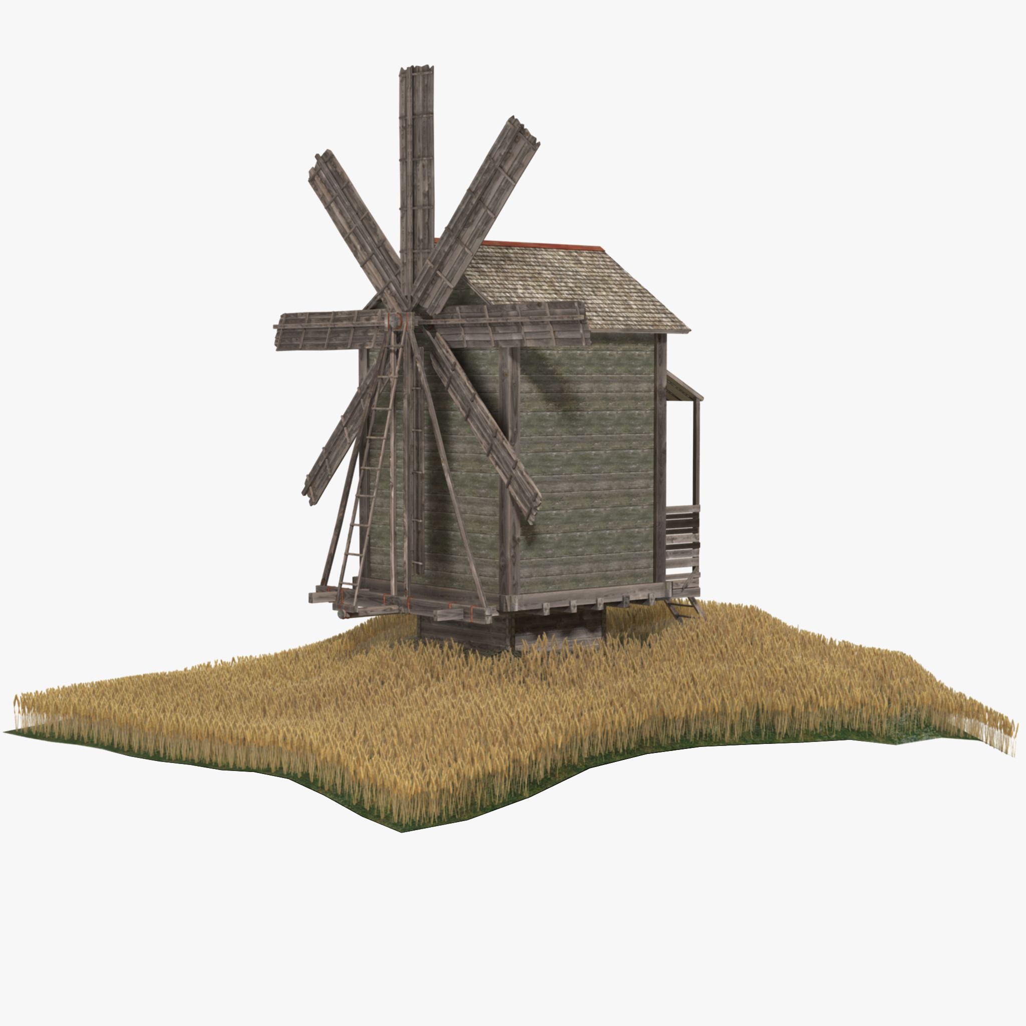 Moulin à vent 2 3d model