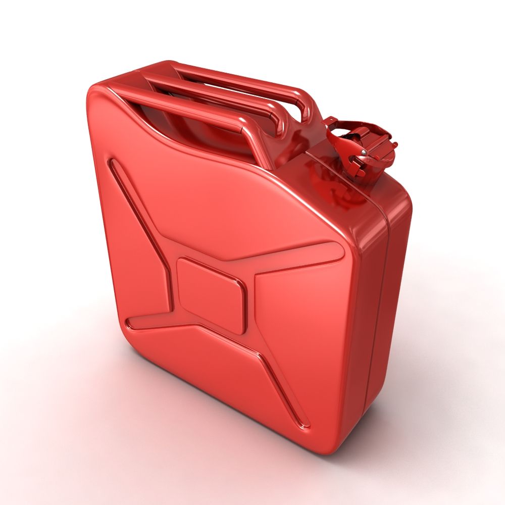 Gas kann 3d model