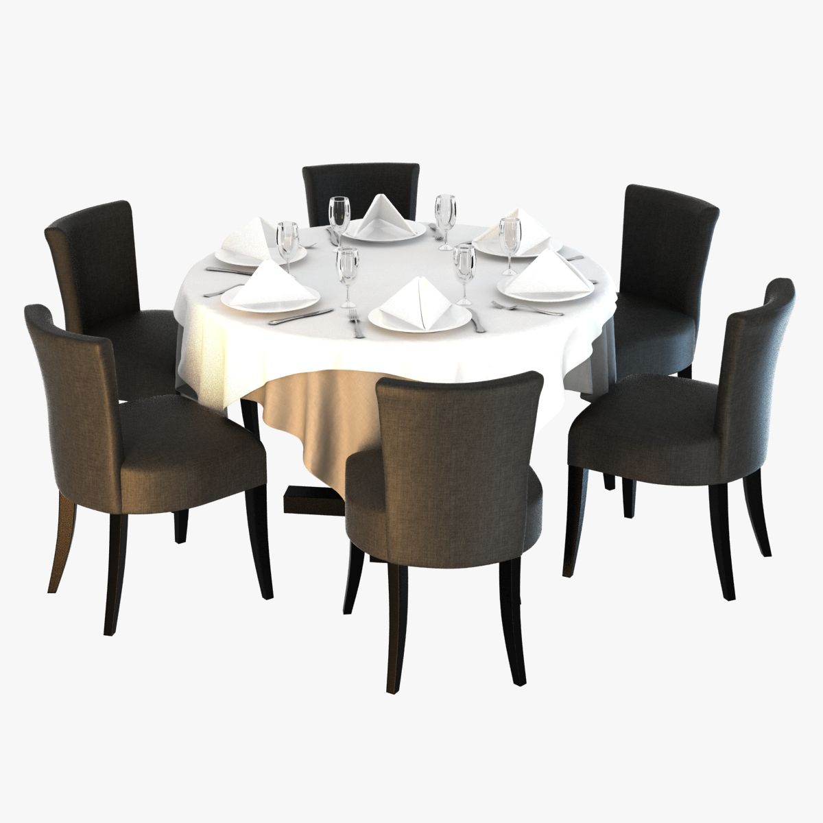 Morgan Atlantic Dining Chair 3d model