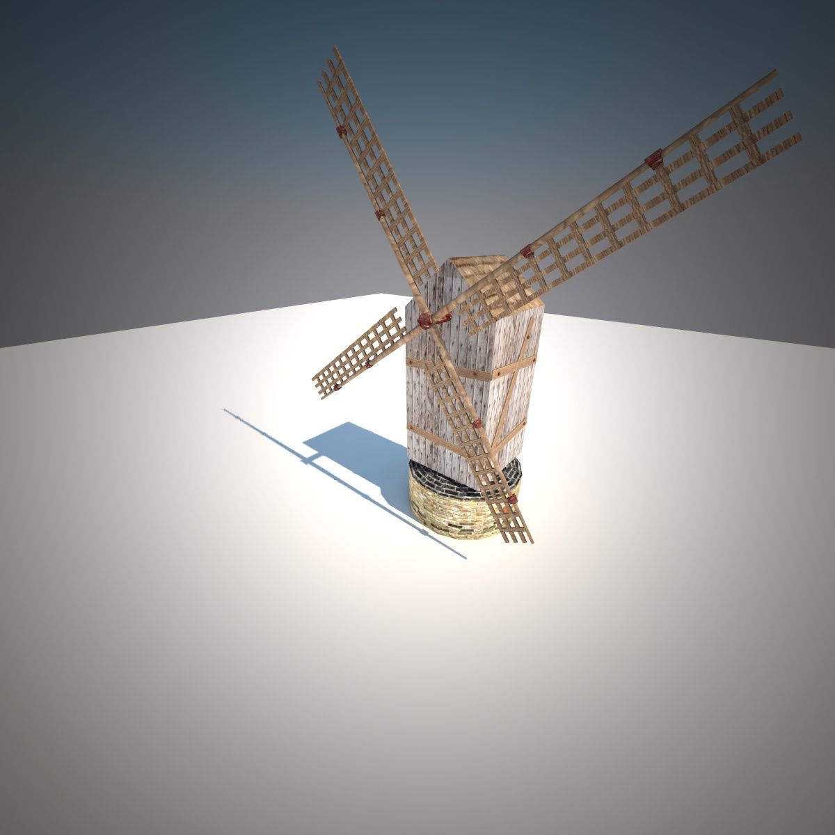 Moulin à vent 3d model