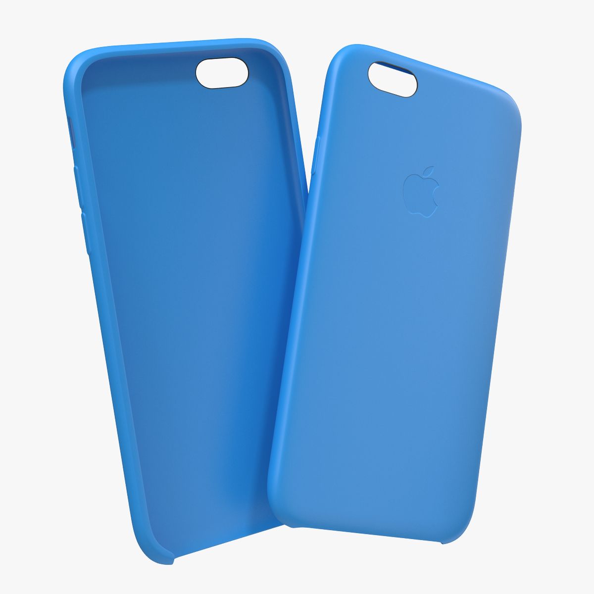 iPhone 6 Silikonhülle Blau 3d model