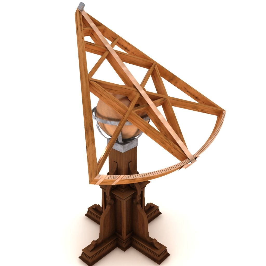 sextant 3d model