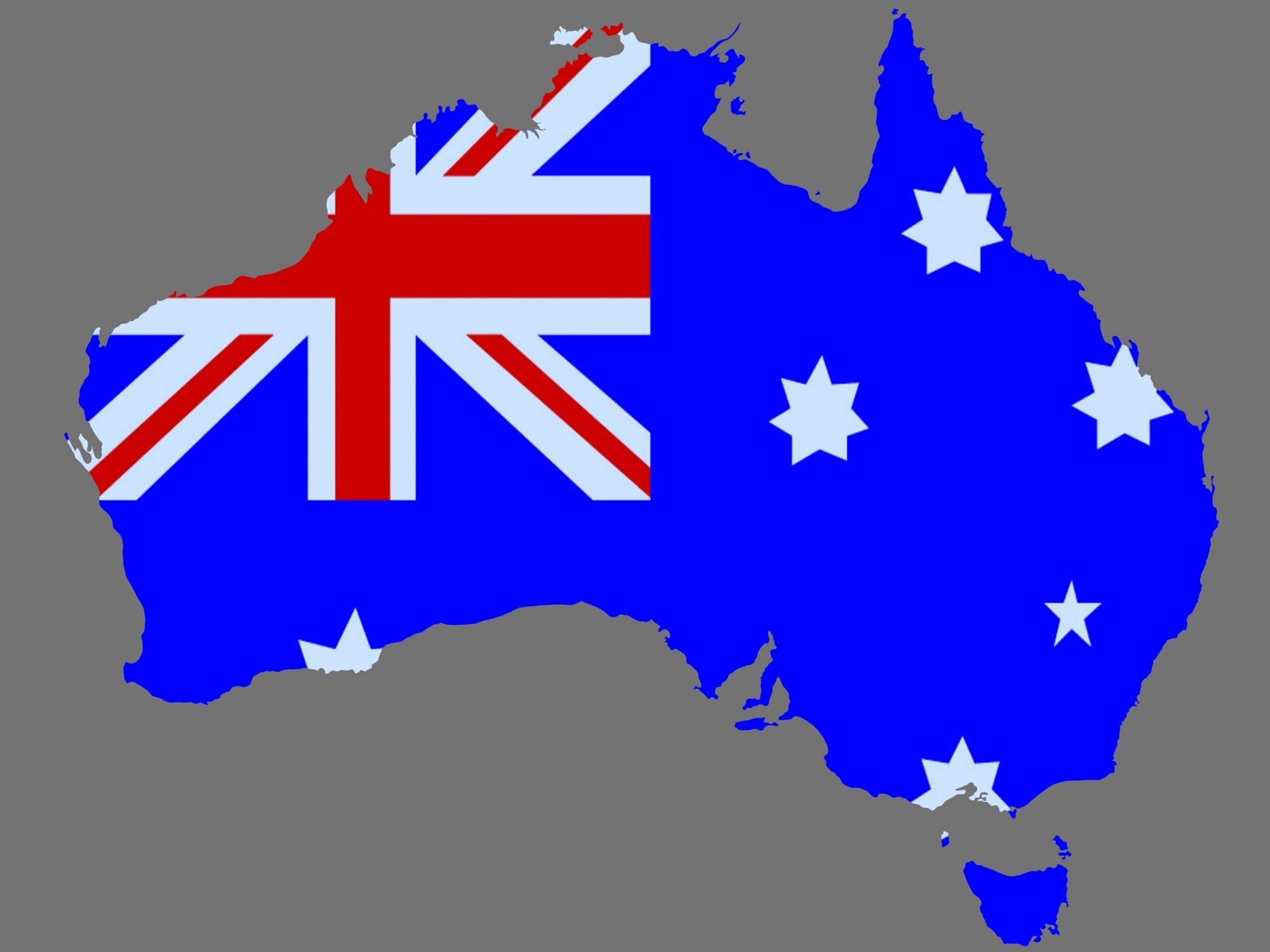 3d map of Australia 3d model