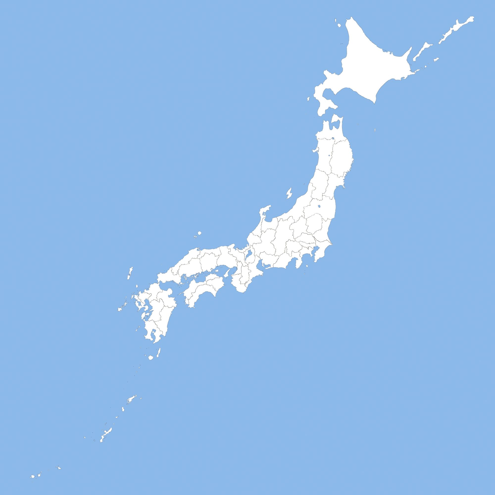 Japan Spline Map 3d model