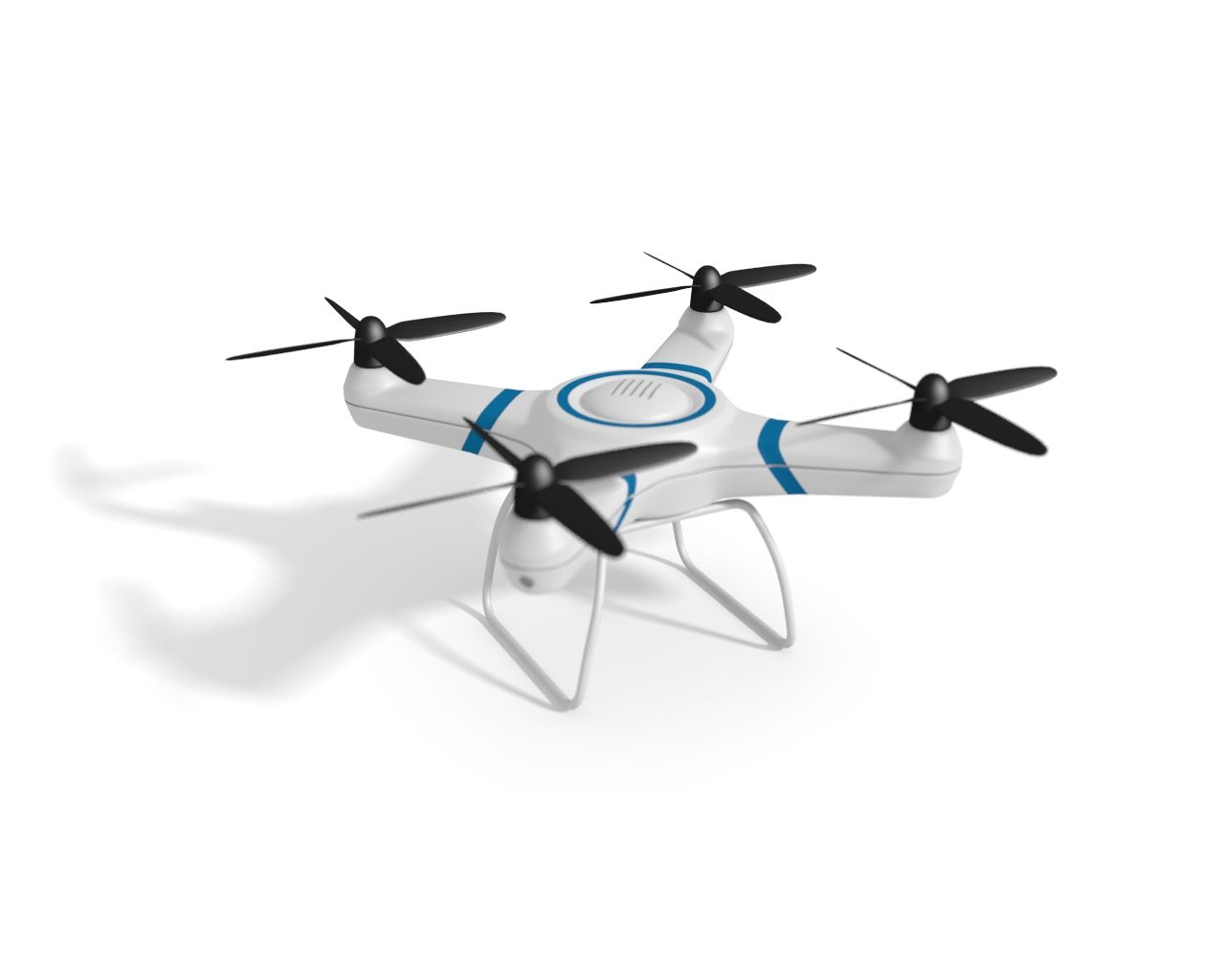 Drone quadcopter 3d model