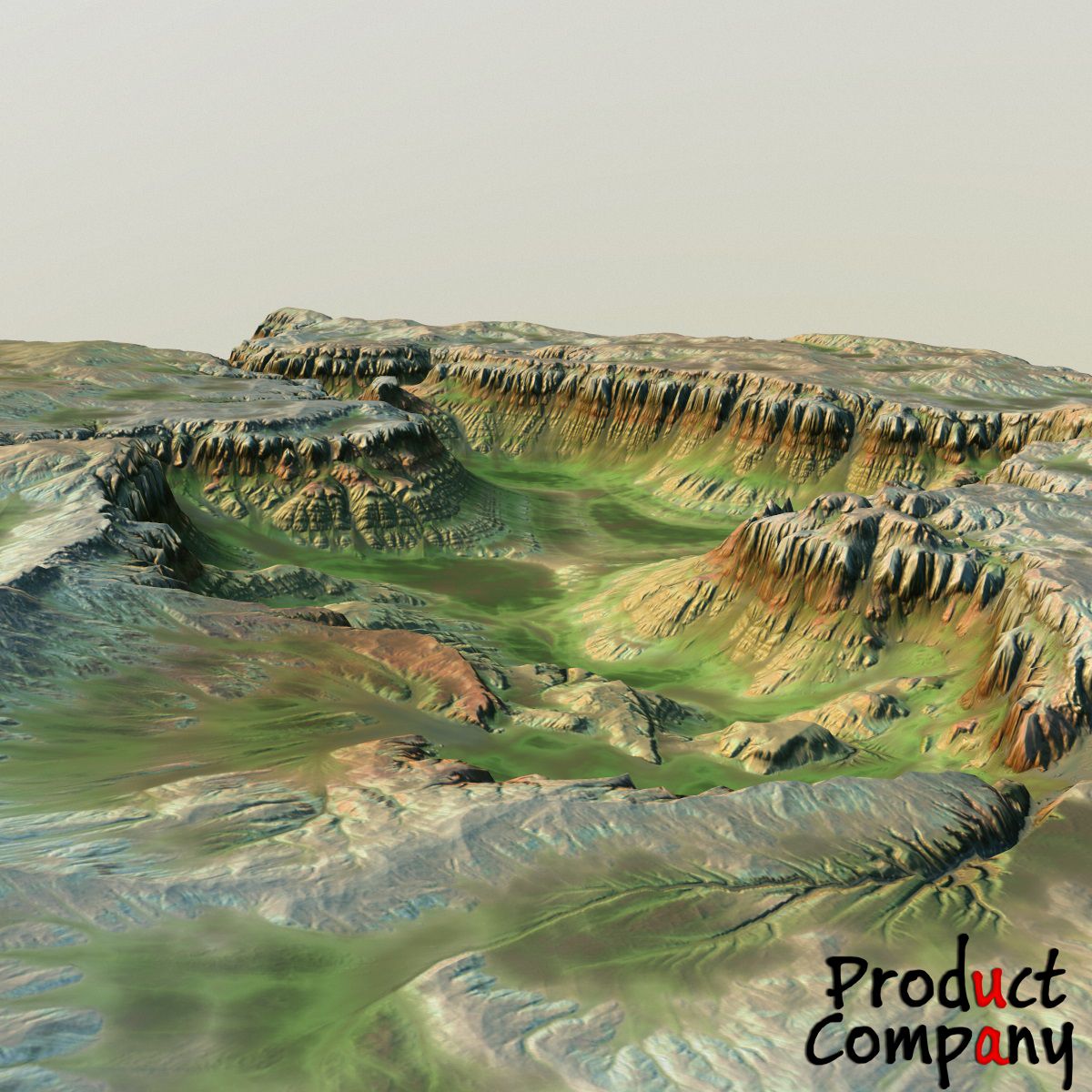 Landscape 64 3d model