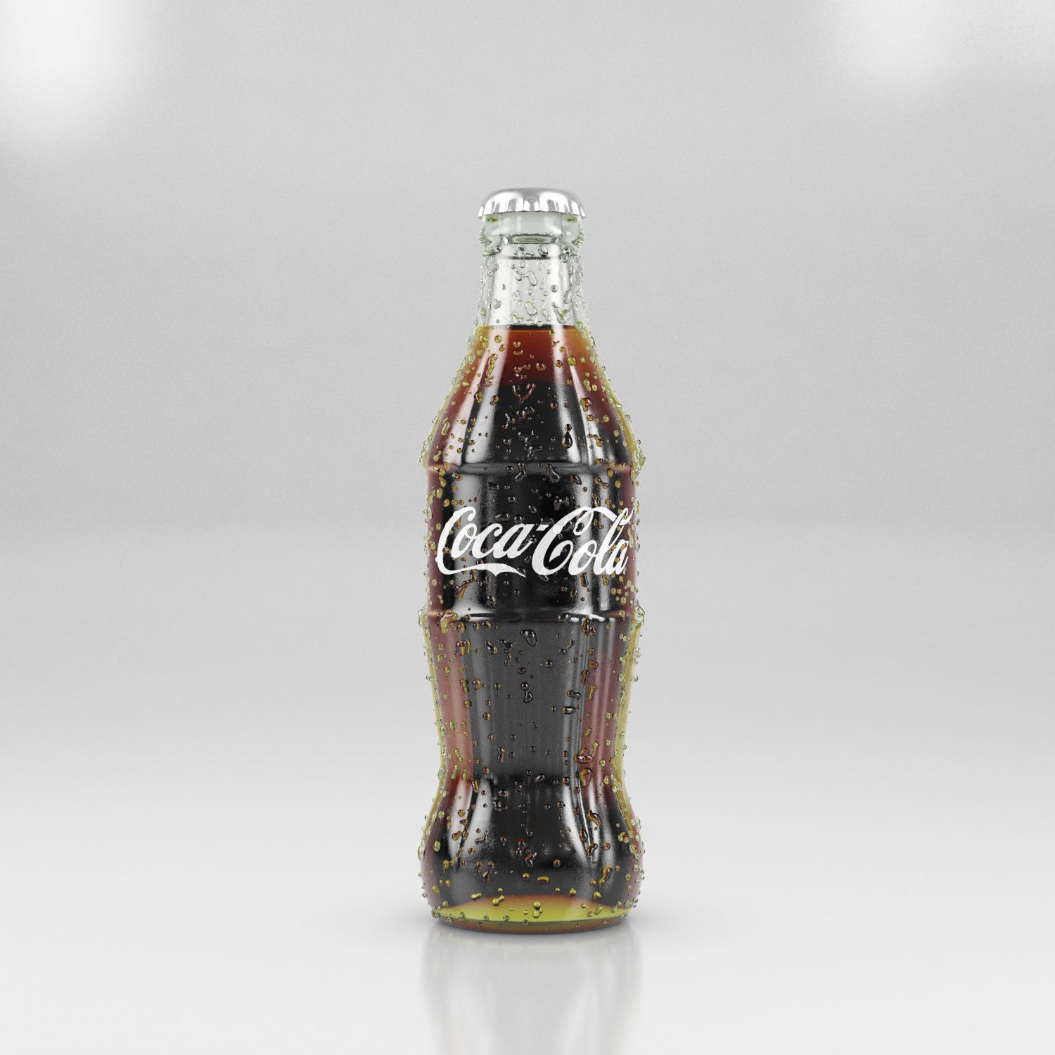 Coca-Cola-Flasche 3d model