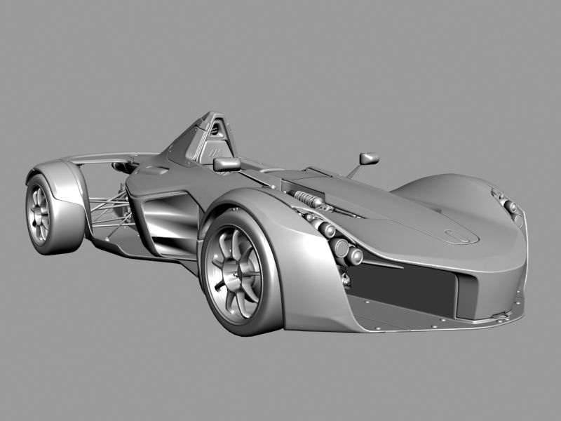 Спортивный автомобиль 3d model