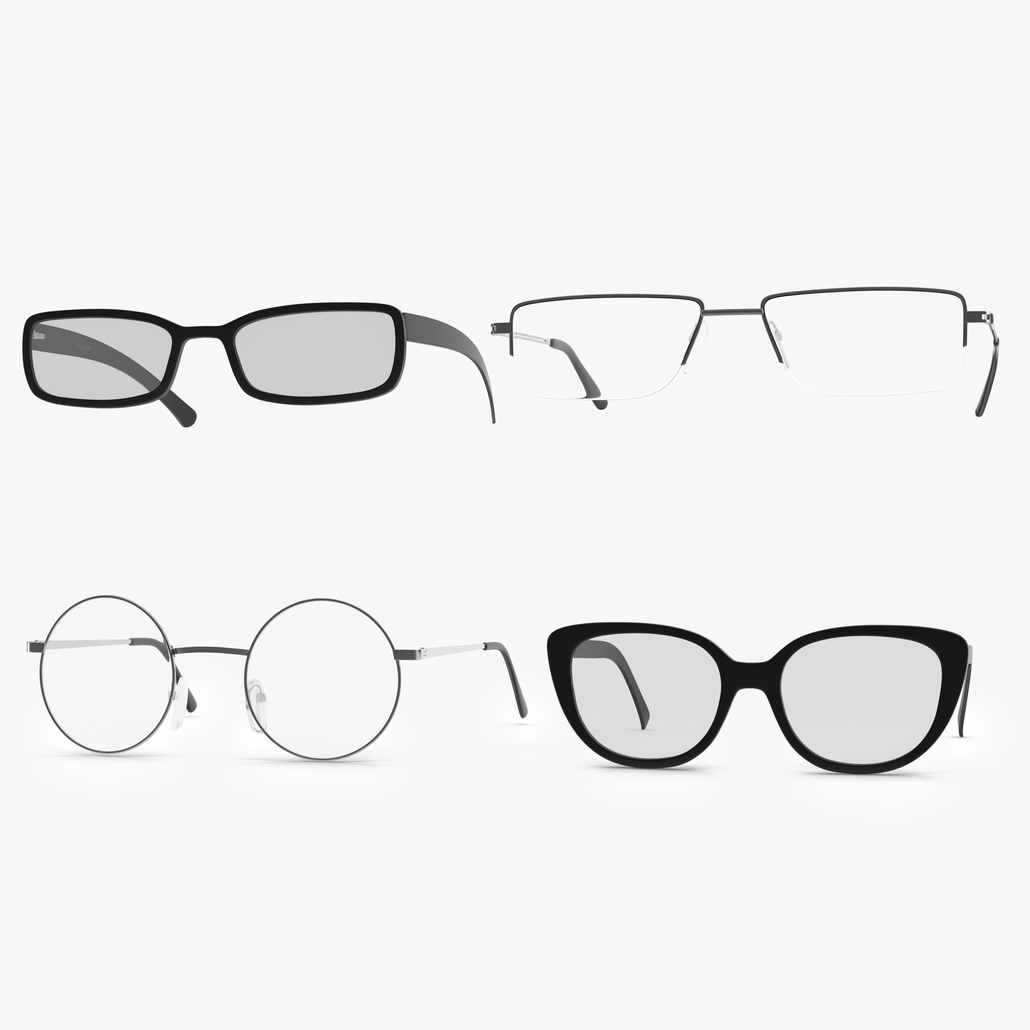 Glasses Collection 3d model