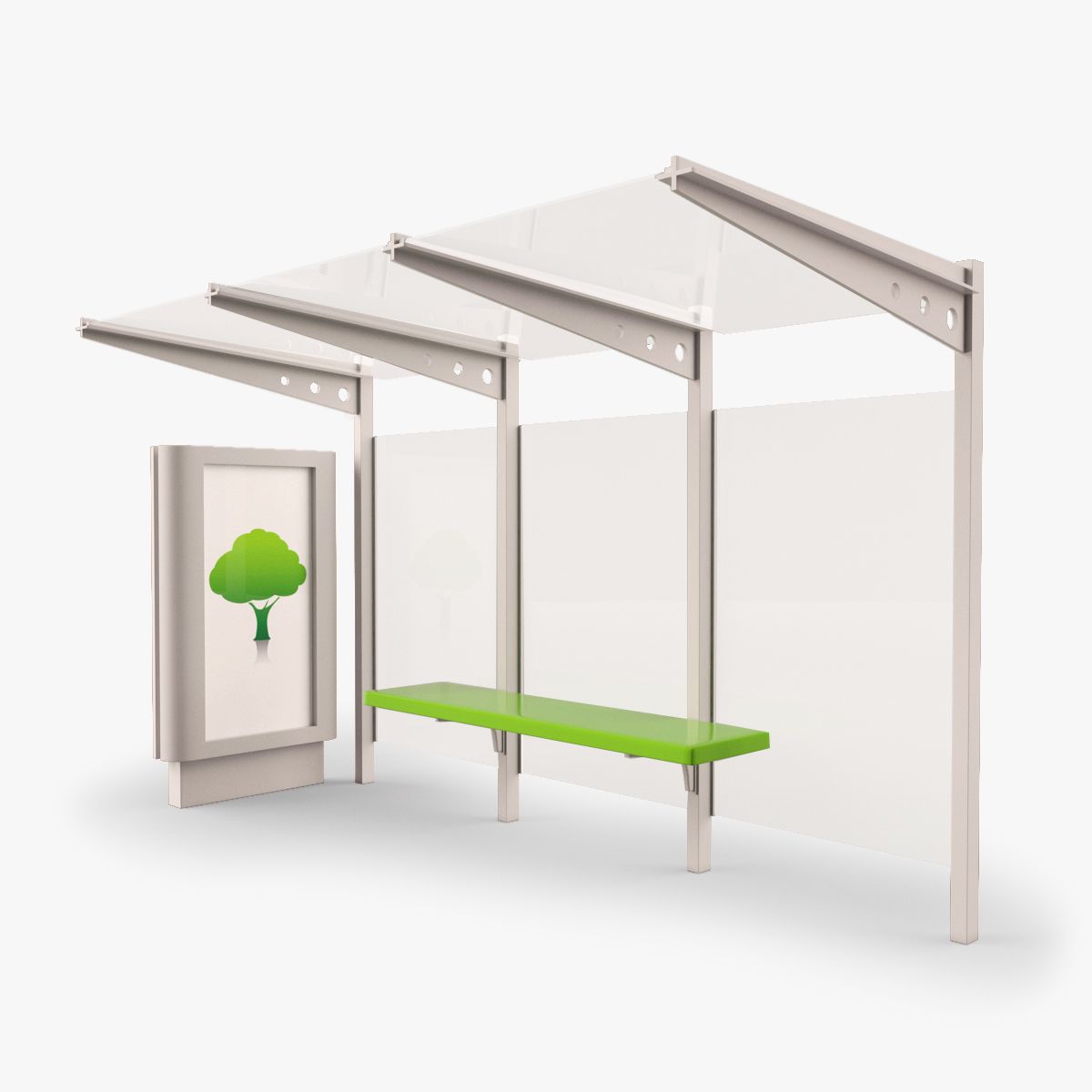 Bus Stop 3d model