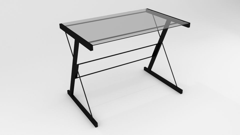 Glas tisch 3d model