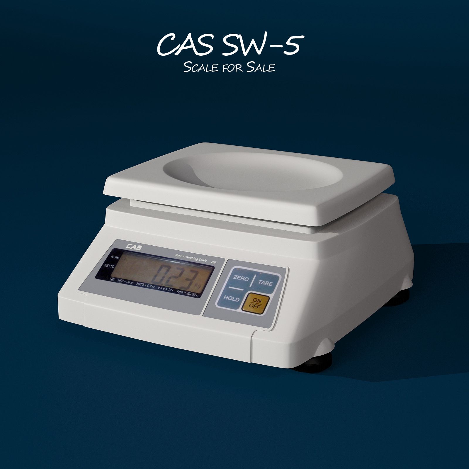 CAS SW5 Waage zu verkaufen 3d model