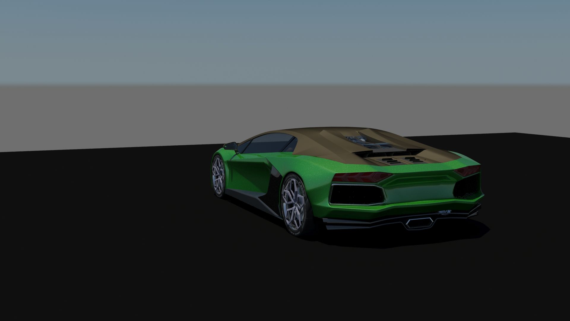 спортивный автомобиль 3d model