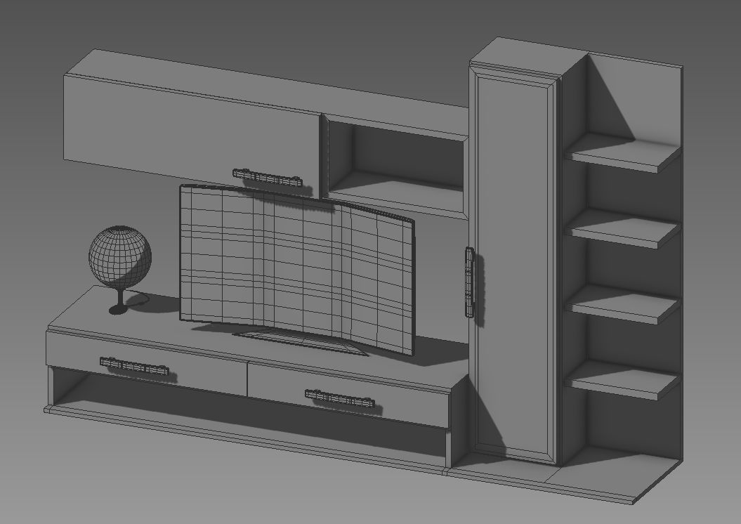 TV-Möbel 3d model