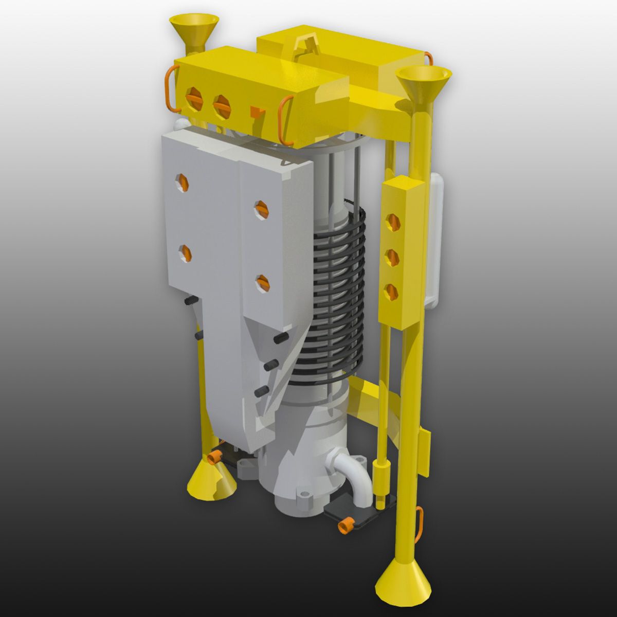 Subsea Separator Vorlage royalty-free 3d model - Preview no. 6