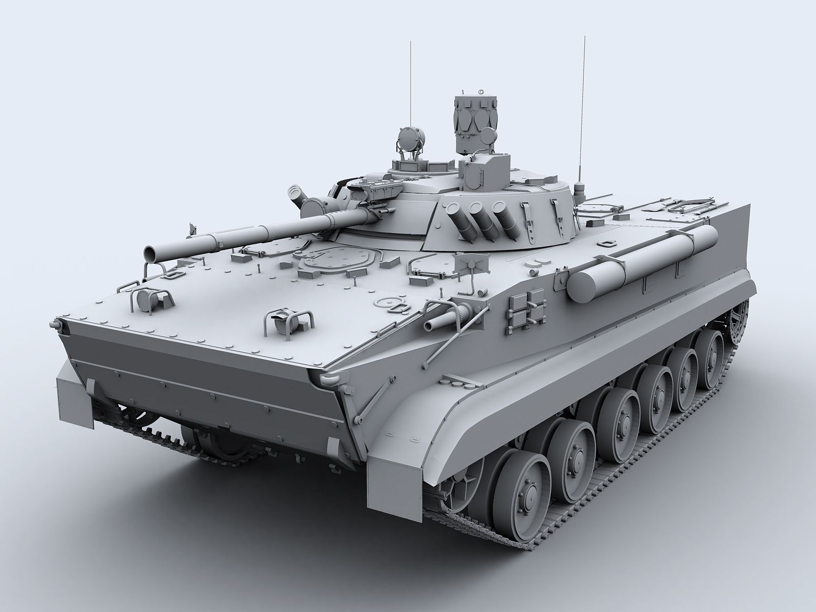 BMP3 Russian APC 3d model