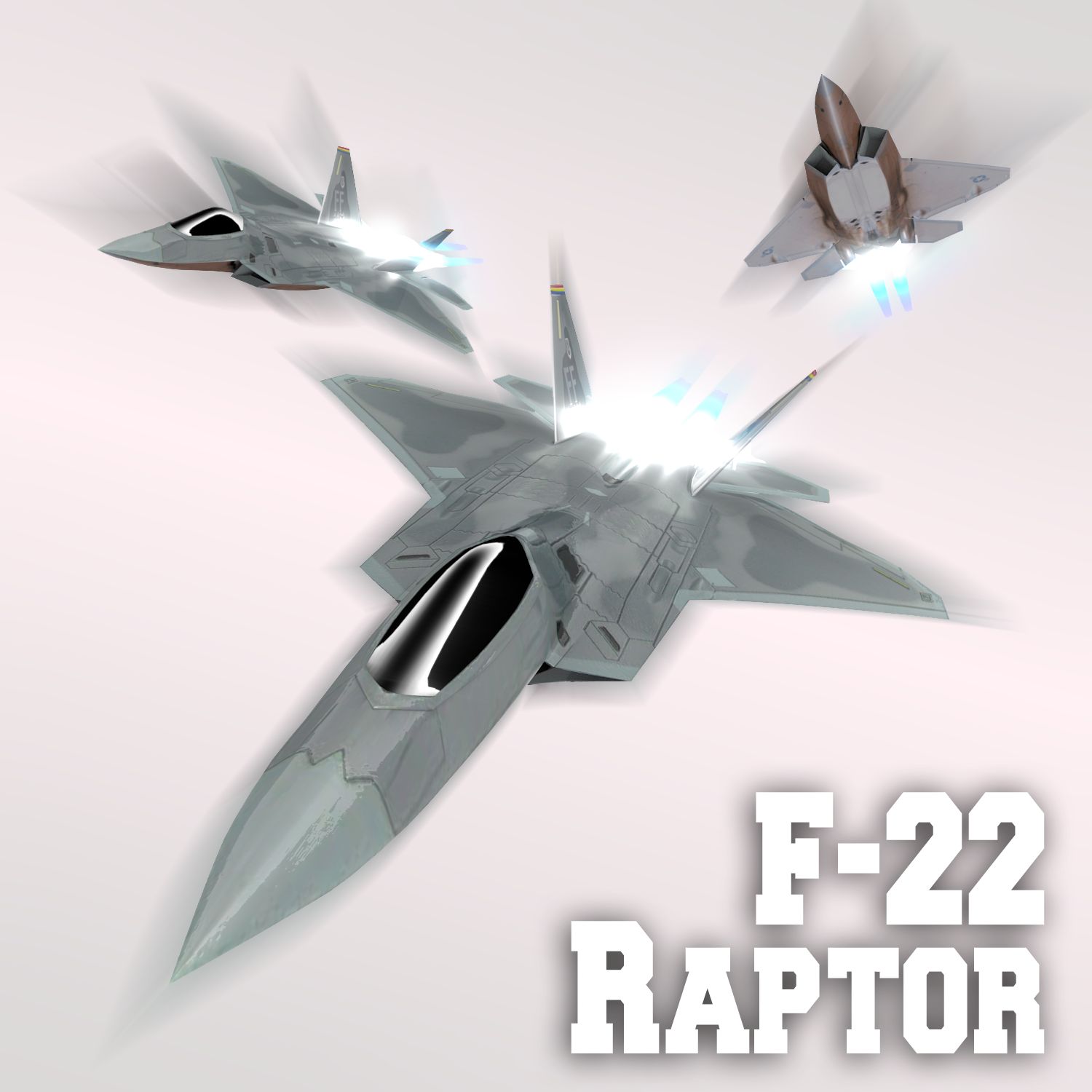 F-22 Raptor 3d model