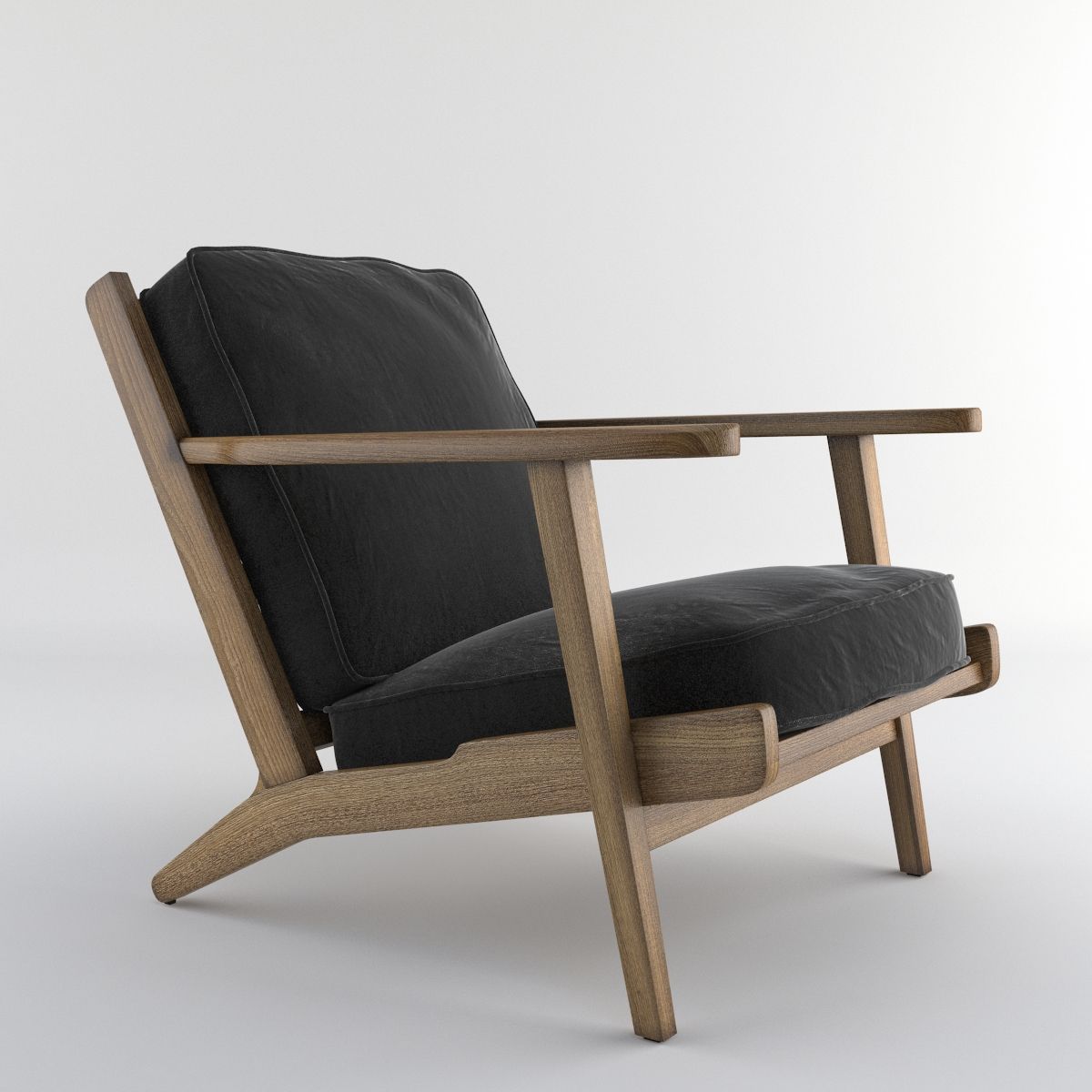 Brooks Lounge Chair (Sessel) 3d model