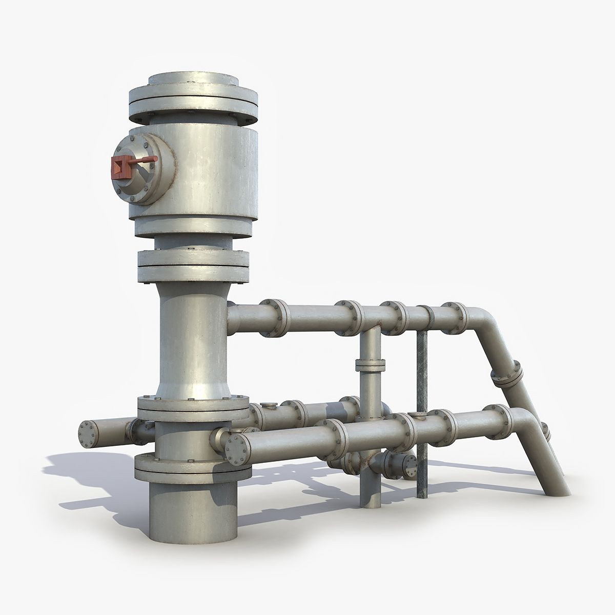 Oilfield Wellhead 3 3D Model 3d model