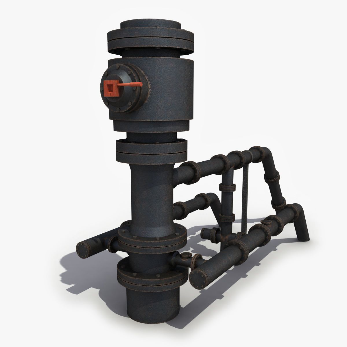 Oilfield Wellhead 4 3d model