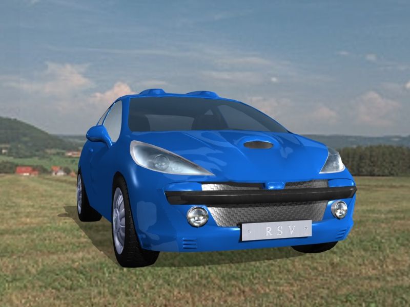 Sportwagen 3d model