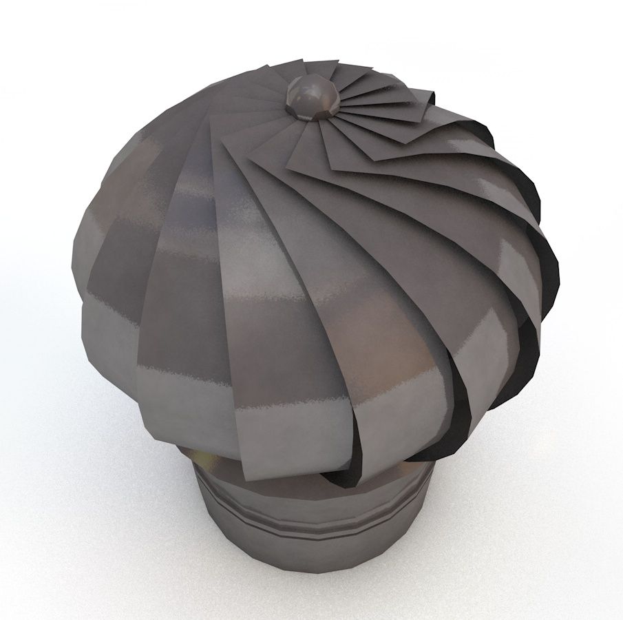 Extracteur de vent 3d model