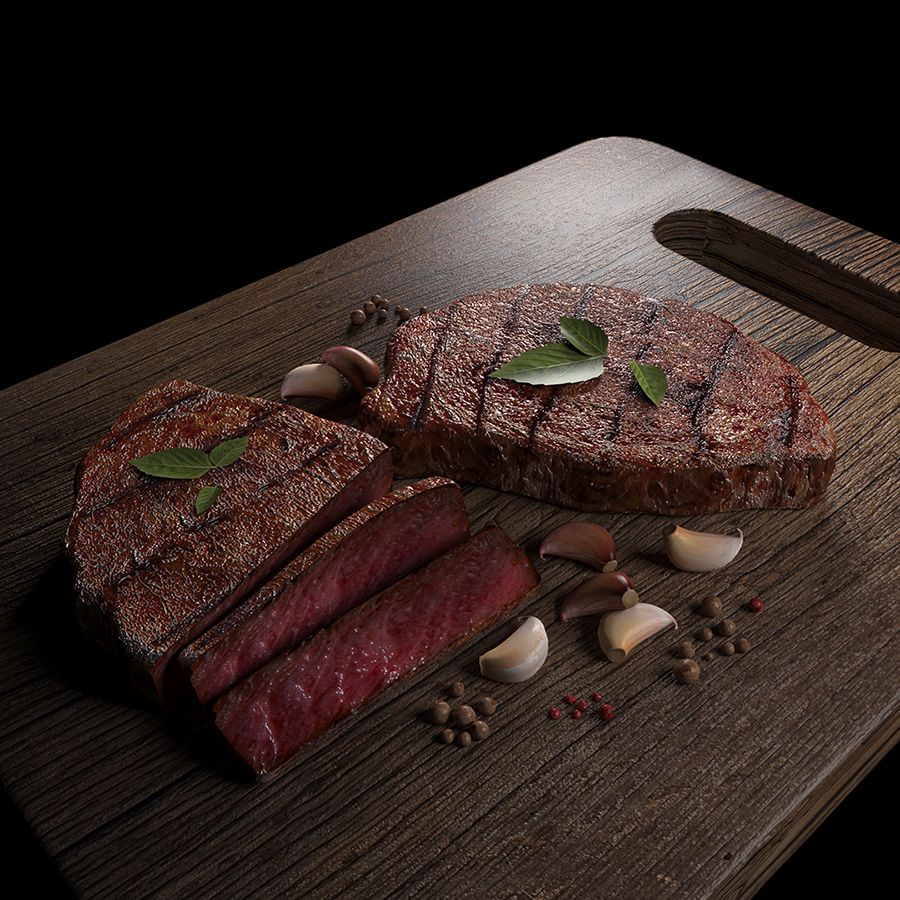 Tasty Steak 3d model