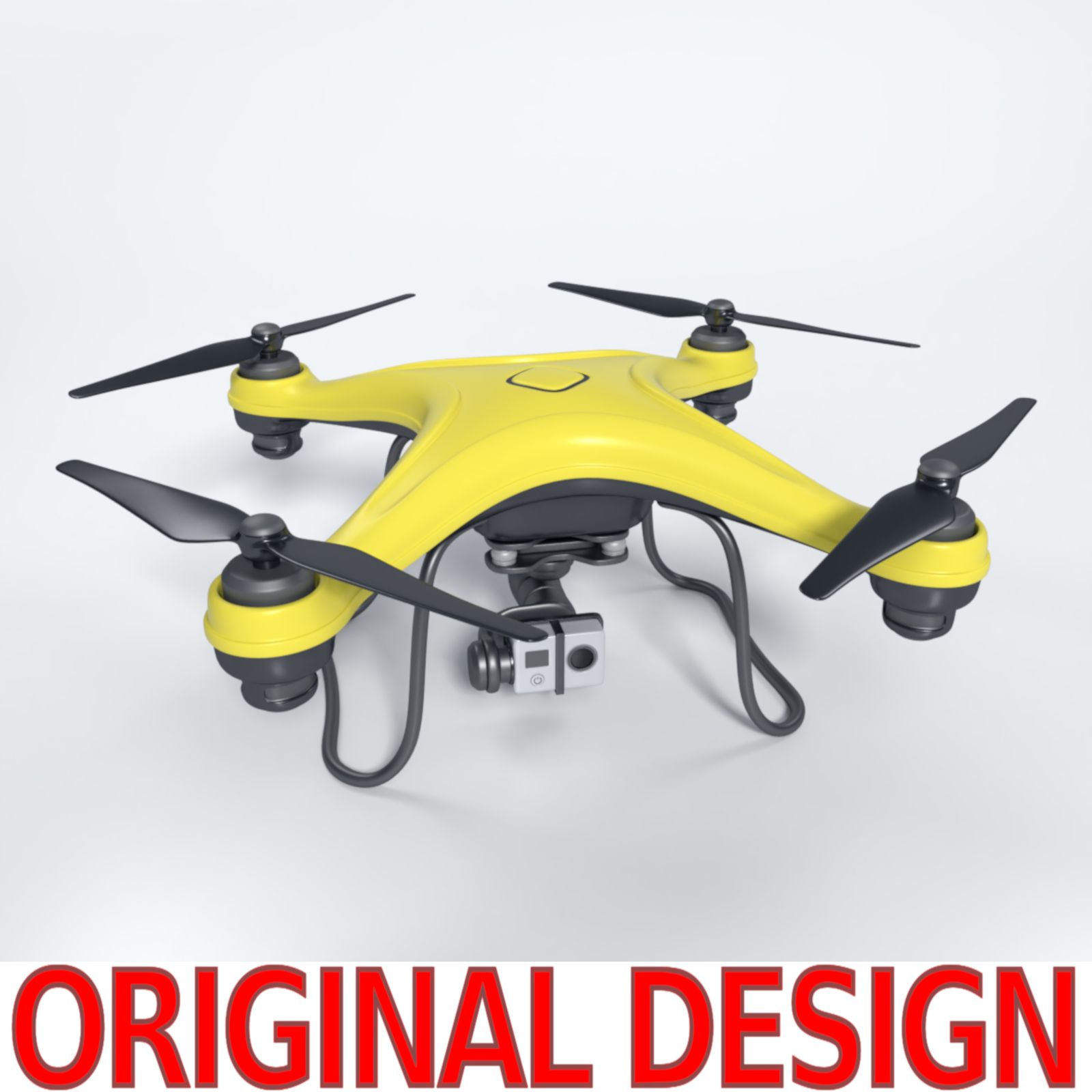 Drohne Quadcopter V1 3d model