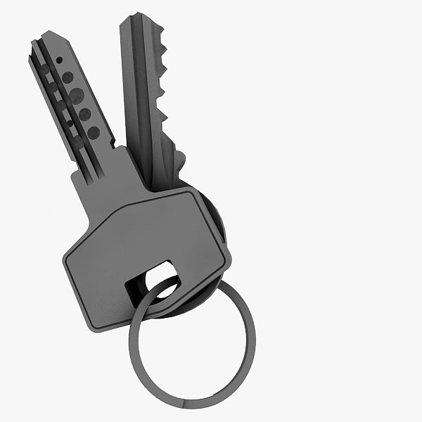 Keys royalty-free 3d model - Preview no. 6