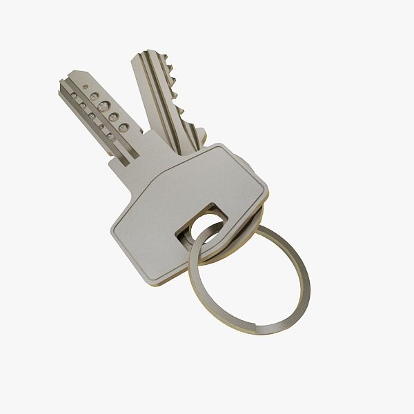 Keys royalty-free 3d model - Preview no. 2