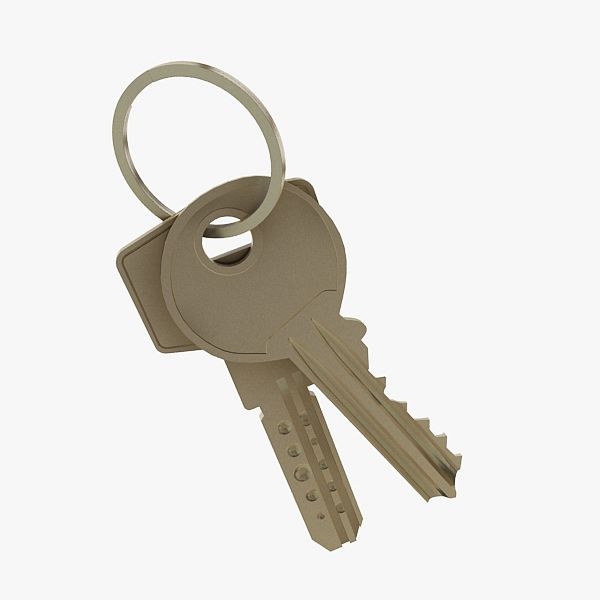 Keys royalty-free 3d model - Preview no. 4